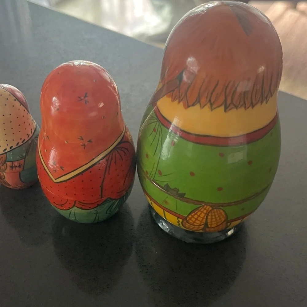 Matryoshka Russian Nesting Dolls -Vintage 1993 -Signed - Picture 5 of 17